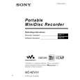 SONY MZNE410 Owner's Manual cover photo