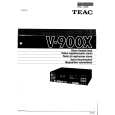 TEAC V-900X Owner's Manual cover photo