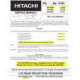 HITACHI 50VX500 Service Manual cover photo