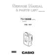 CASIO TV1800B Service Manual cover photo