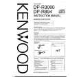 KENWOOD DPR894 Owner's Manual cover photo