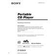SONY DNS505 Owner's Manual cover photo