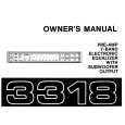 ALPINE 3318 Owner's Manual cover photo