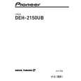 PIONEER DEH-2150UB/XU/CN5 Owner's Manual cover photo