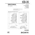 SONY ICD35 Service Manual cover photo