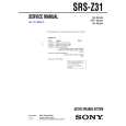 SONY SRSZ31 Service Manual cover photo