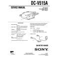 SONY DC-V515A Service Manual cover photo