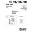 SONY CDP-C741 Service Manual cover photo