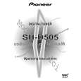 PIONEER SH-D505 Owner's Manual cover photo