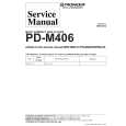 PIONEER PD-M406/WPWXJ/2 Service Manual cover photo