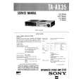 SONY TA-AX35 Service Manual cover photo