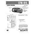 SONY CFM101L Service Manual cover photo