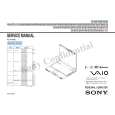SONY VGNAX570G Service Manual cover photo