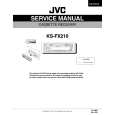 JVC KSFX210 Service Manual cover photo