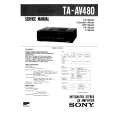 SONY TAAV480 Service Manual cover photo
