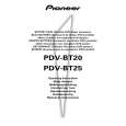 PIONEER PDV-BT20 Owner's Manual cover photo