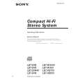 SONY LBT-XB700 Owner's Manual cover photo