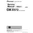 PIONEER GM-X572 Service Manual cover photo