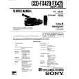 SONY CCD-FX425 Owner's Manual cover photo