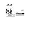 AKAI CD-37 Owner's Manual cover photo