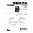 SONY WM-FX305 Service Manual cover photo