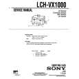 SONY LCH-VX1000 Service Manual cover photo