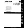 AIWA HVFX2500 Service Manual cover photo