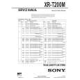 SONY XRT200M Service Manual cover photo