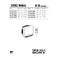 SONY KVX2103E Service Manual cover photo