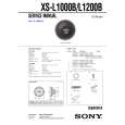 SONY XSL1200B Service Manual cover photo