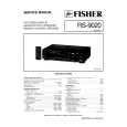FISHER RS9020 Service Manual cover photo