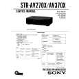 SONY STR-AV270X Service Manual cover photo
