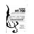 CASIO HT700 Owner's Manual cover photo