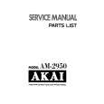 AKAI AM-2950 Service Manual cover photo