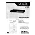 SONY STJX35L Service Manual cover photo