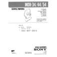 SONY MDR34 Parts Catalog cover photo