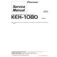 PIONEER KEH1080 X1M/UC Service Manual cover photo