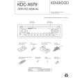 KENWOOD KDCX679 Service Manual cover photo