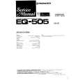 PIONEER EQ505/EW/ES Service Manual cover photo