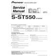 PIONEER S-ST550/XTW/EW Service Manual cover photo