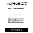 ALPINE 7385R Service Manual cover photo