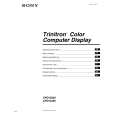 SONY CPDG420 Owner's Manual cover photo