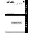 AIWA XPR100AEAK Service Manual cover photo