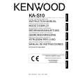 KENWOOD KA-S10 Owner's Manual cover photo