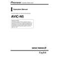 PIONEER AVIC-N5/XU/UC Owner's Manual cover photo