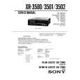 SONY XR3500 Service Manual cover photo