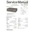 TECHNICS RS-TR333 Service Manual cover photo