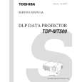TOSHIBA TDPMT500 Service Manual cover photo