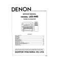 DENON UD-M5 Service Manual cover photo