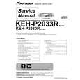 PIONEER KEH-P2030R/XM/EW Service Manual cover photo